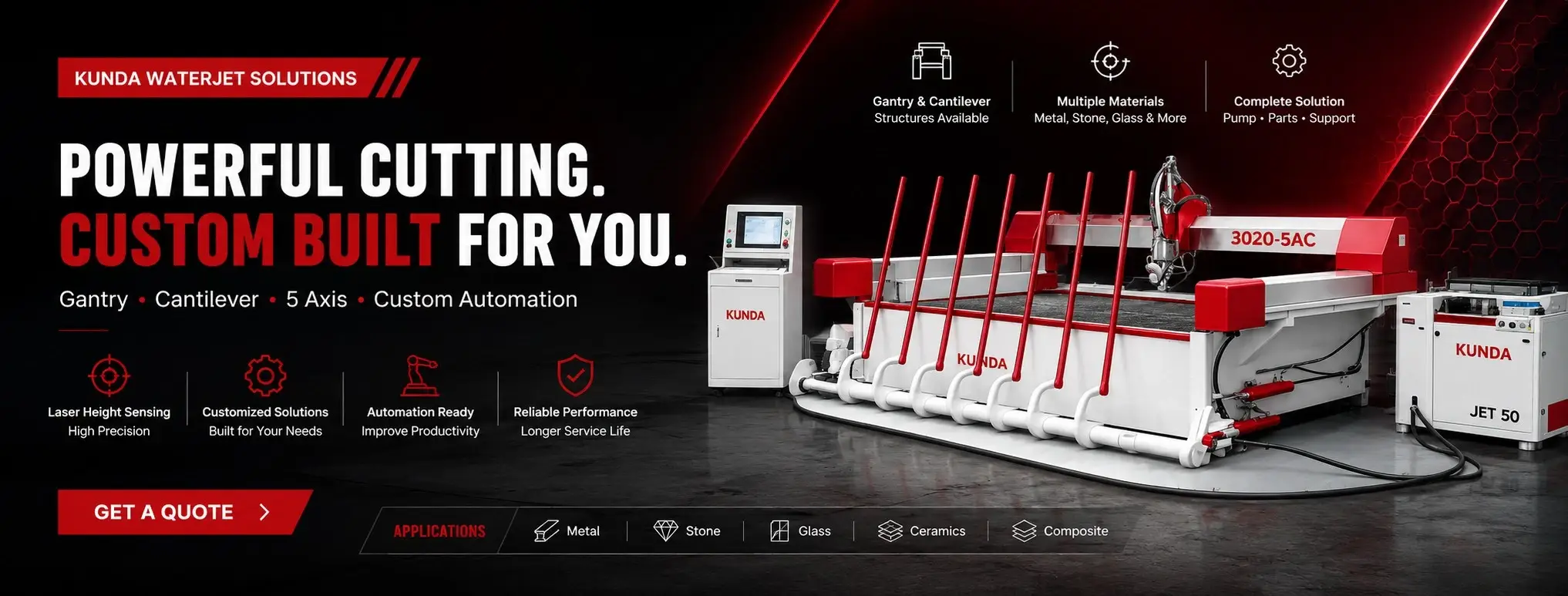 Abrasive Waterjet Machine Supplier