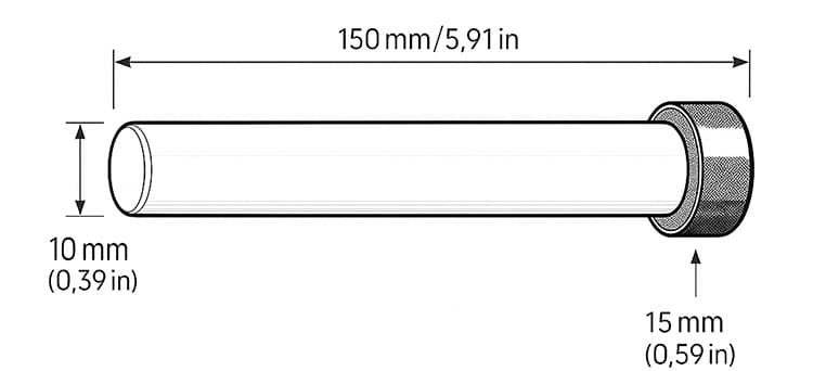 CNC Waterjet Ceramic Rod