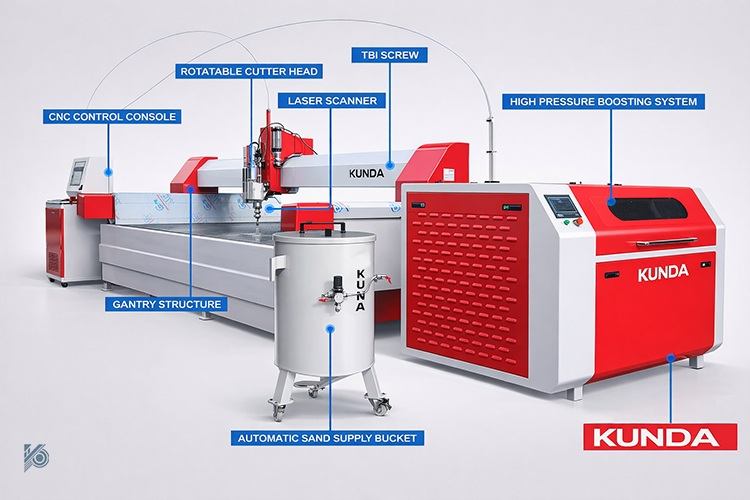 Abrasive Waterjet Cutting Machine