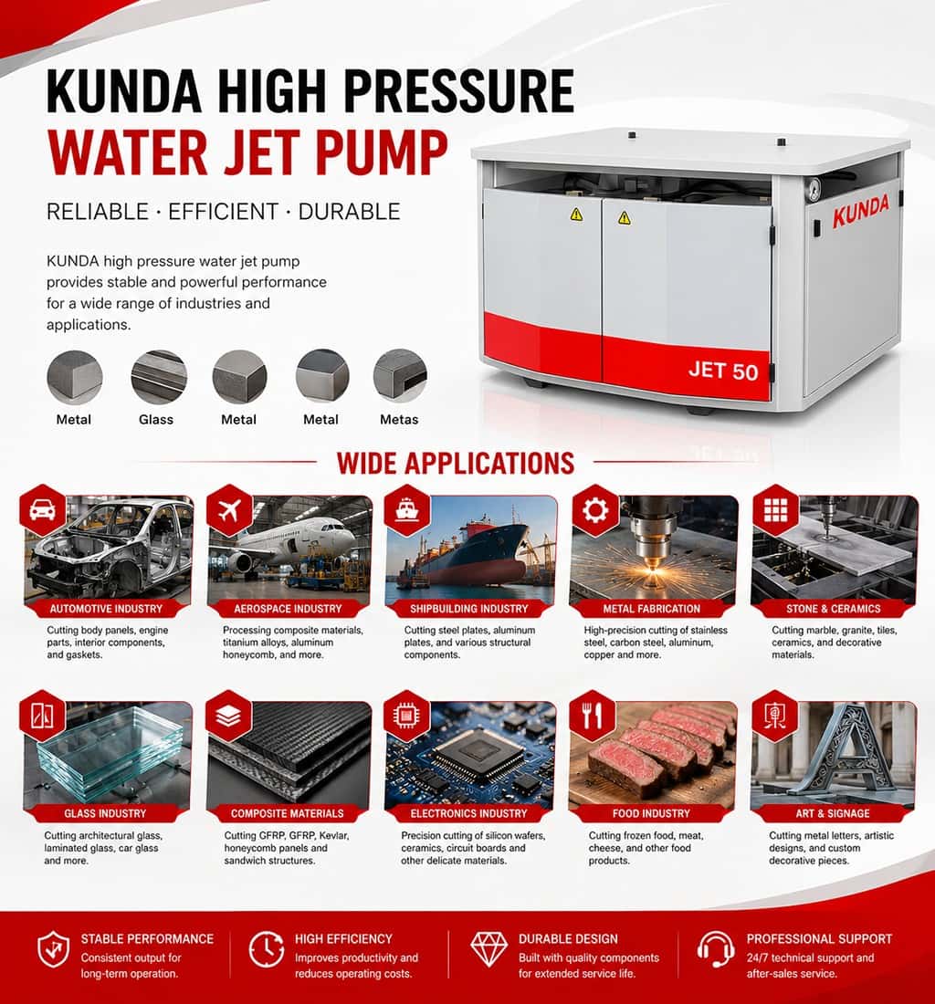 Water Jet Cutting Pump 4000 Bar Commercial Continuous Duty Waterjet Pump System