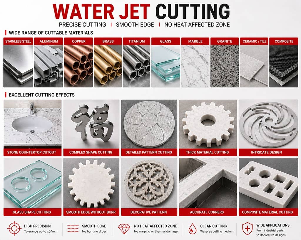 Abrasive Water Jet Machine China Carbon Steel Waterjet Cutting Machine Supplier