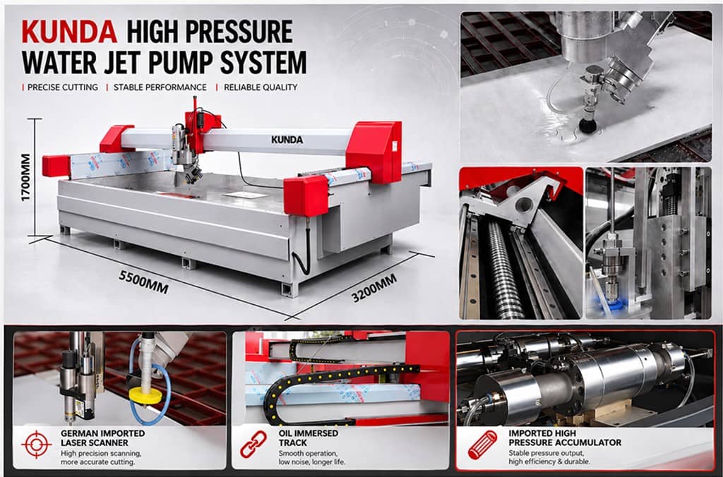 Waterjet Metal Cutting Machine New Waterjet Tile Marble Cutting Machine Manufacturers