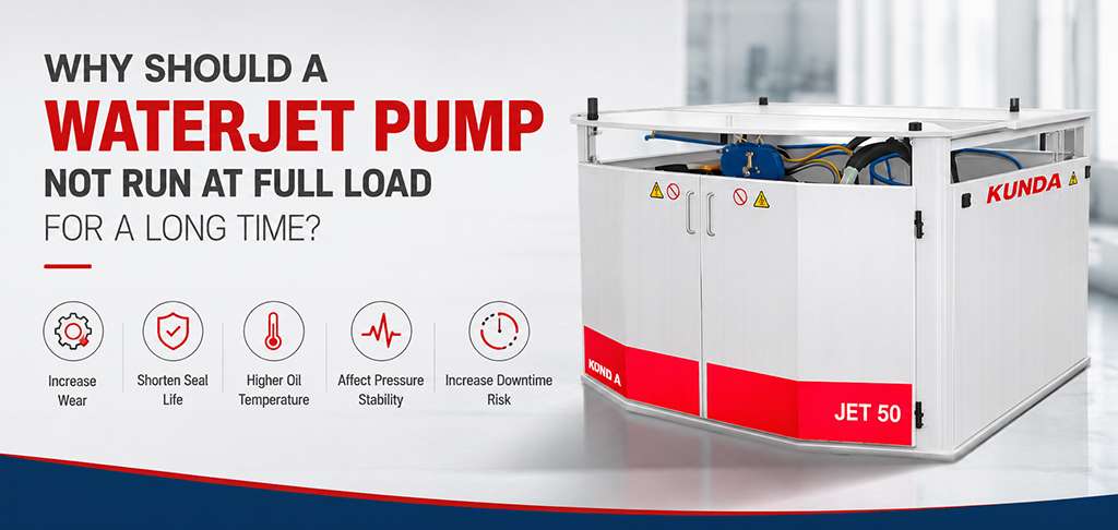 Why Should a Waterjet Pump Not Run at Full Load for a Long Time