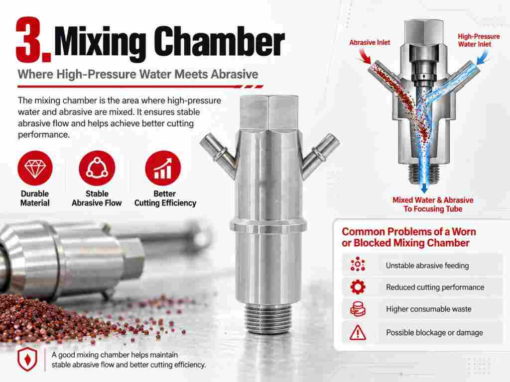 Waterjet Cutting Head Parts Waterjet Cutting Head Consumables