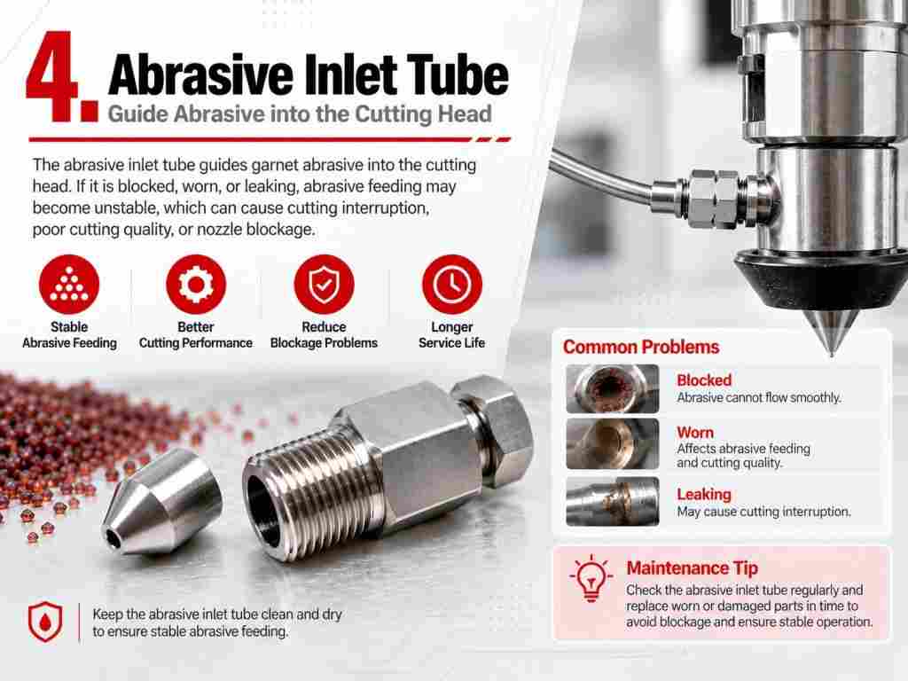 Waterjet Cutting Head Parts Waterjet Cutting Head Consumables