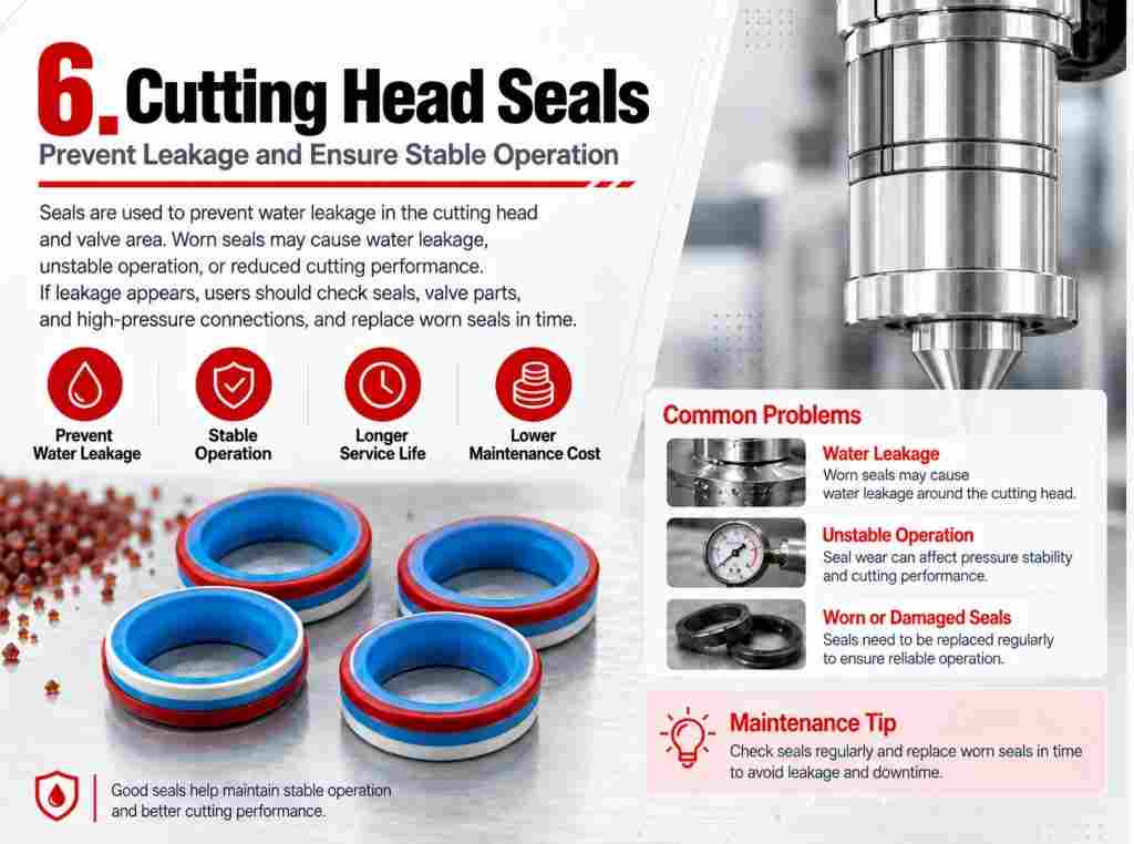 Waterjet Cutting Head Parts Waterjet Cutting Head Consumables