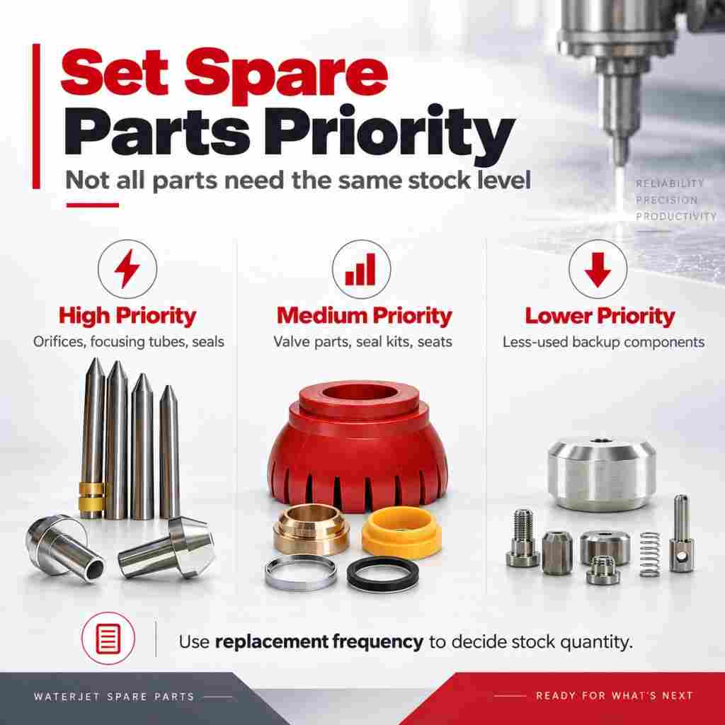 Waterjet Spare Parts Planning