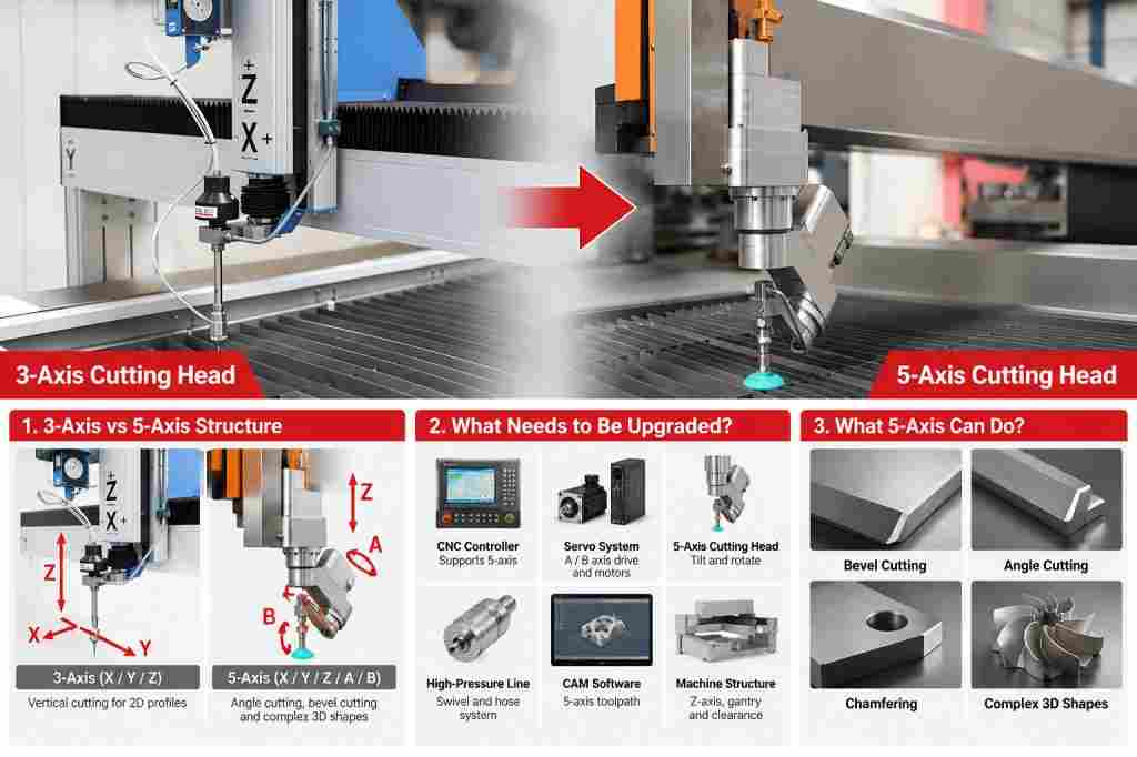 5 Axis Waterjet Cutting Head